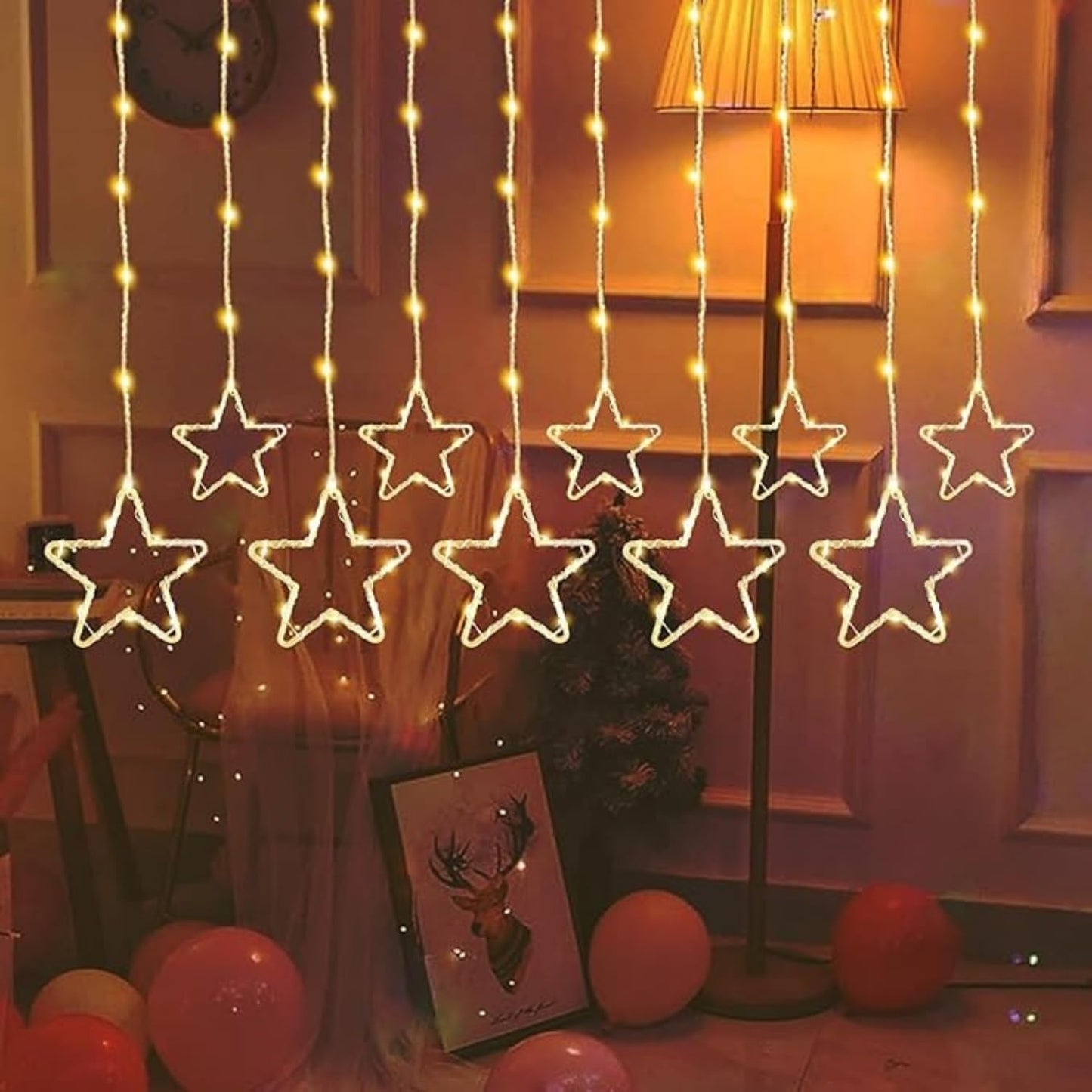 Diwali Star light | water proof and shock-resistant | 200 LED with 10 Diyas