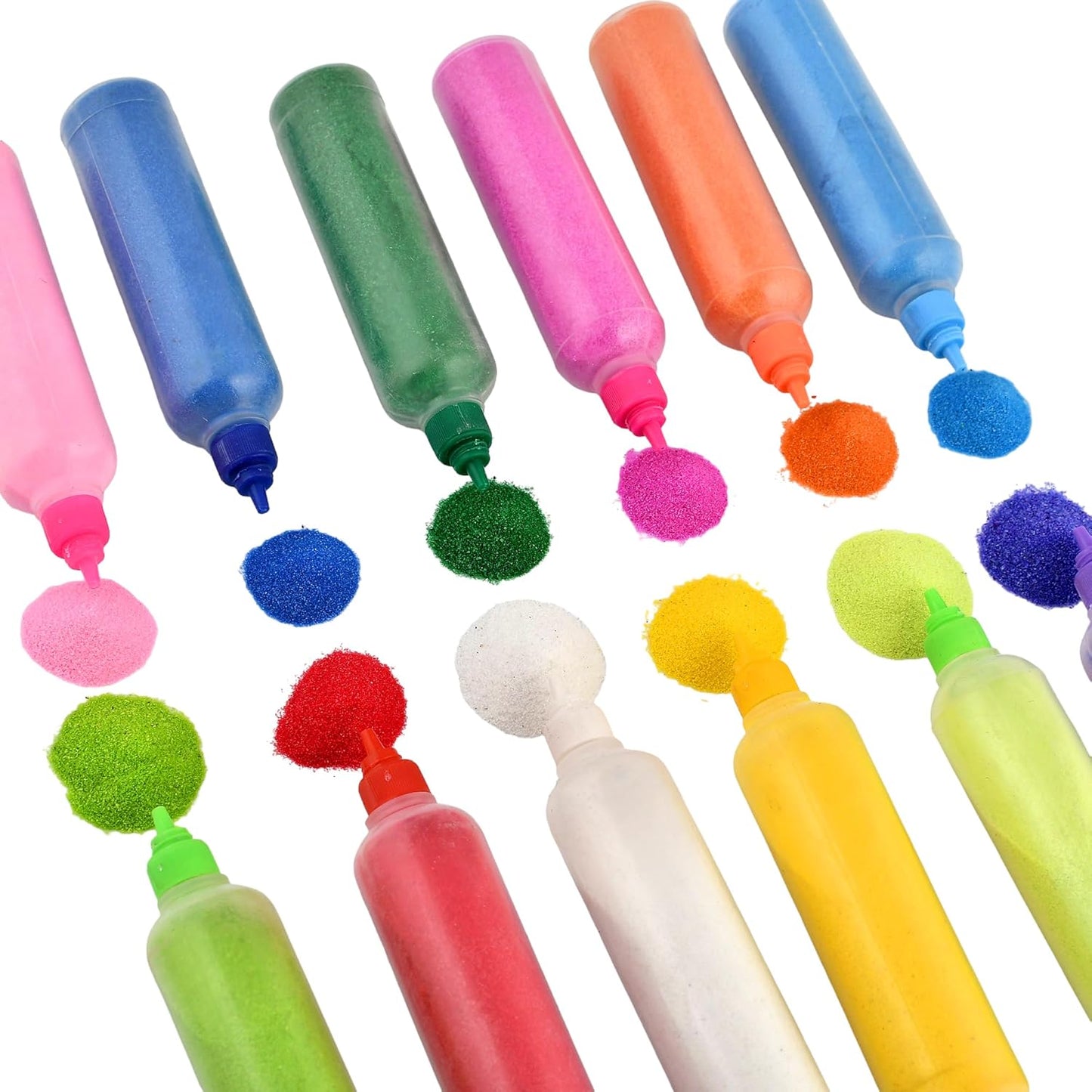 12 Rangoli Colour Powder Tube Kit Diwali Decoration Items Bottles Tool Floor Art