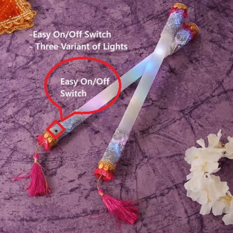 LED Dandiya Sticks with Lights for Navratri Festival