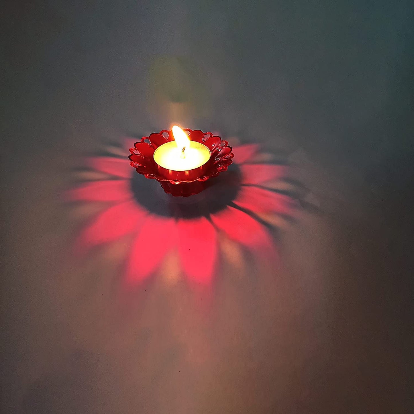 Diyas for Diwali Decoration Item for Home Decor 12 Designer Transparent Diya Deepak
