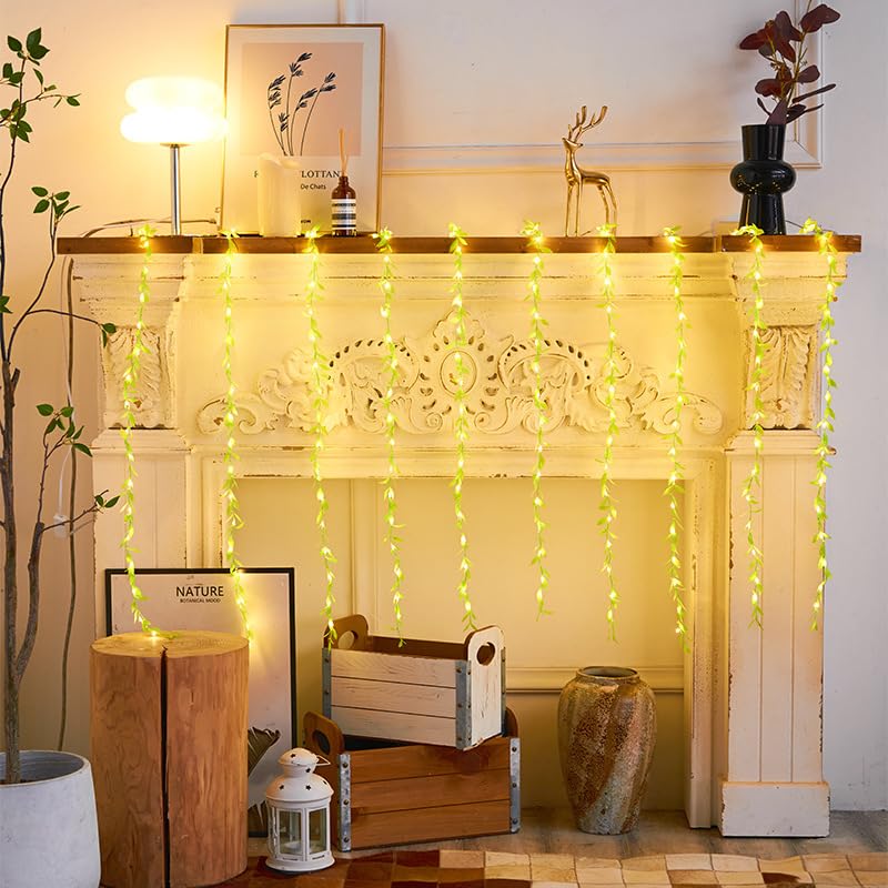 LED Leaf Vine String Lights – Decorative Greenery Fairy Lights for Home & Events