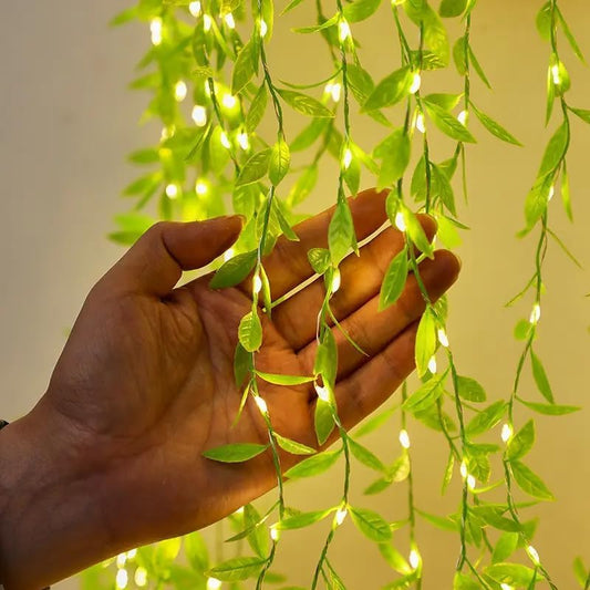 LED Leaf Vine String Lights – Decorative Greenery Fairy Lights for Home & Events