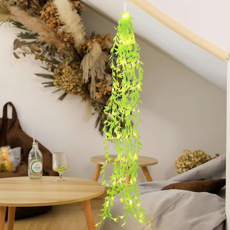 LED Leaf Vine String Lights – Decorative Greenery Fairy Lights for Home & Events
