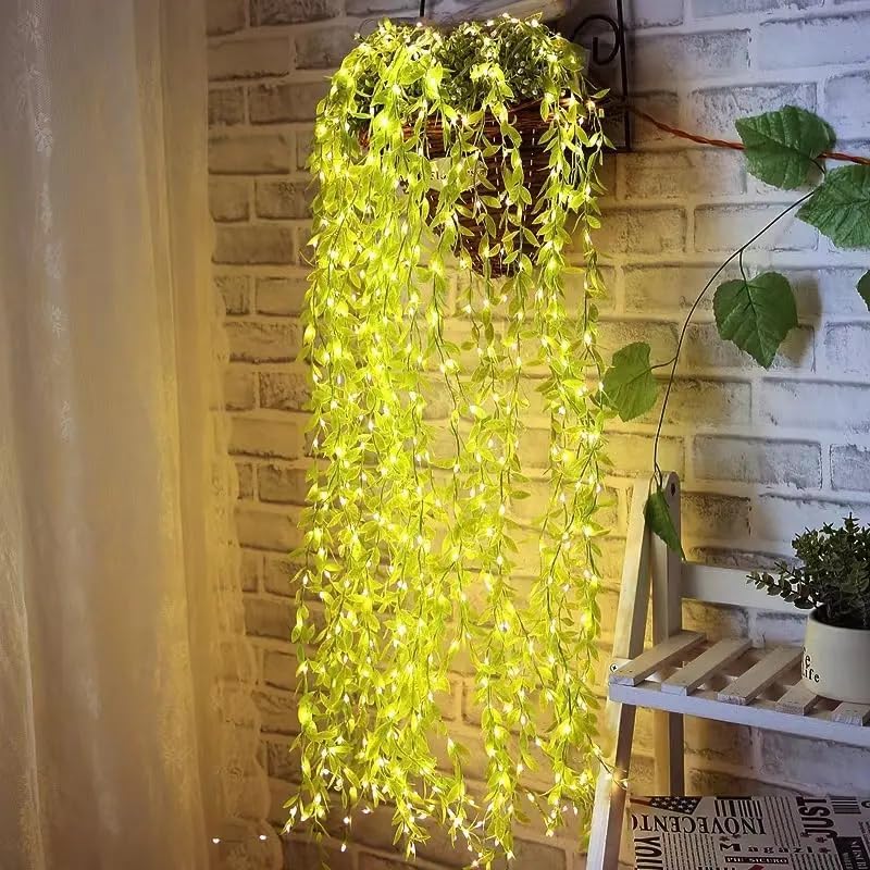 LED Leaf Vine String Lights – Decorative Greenery Fairy Lights for Home & Events
