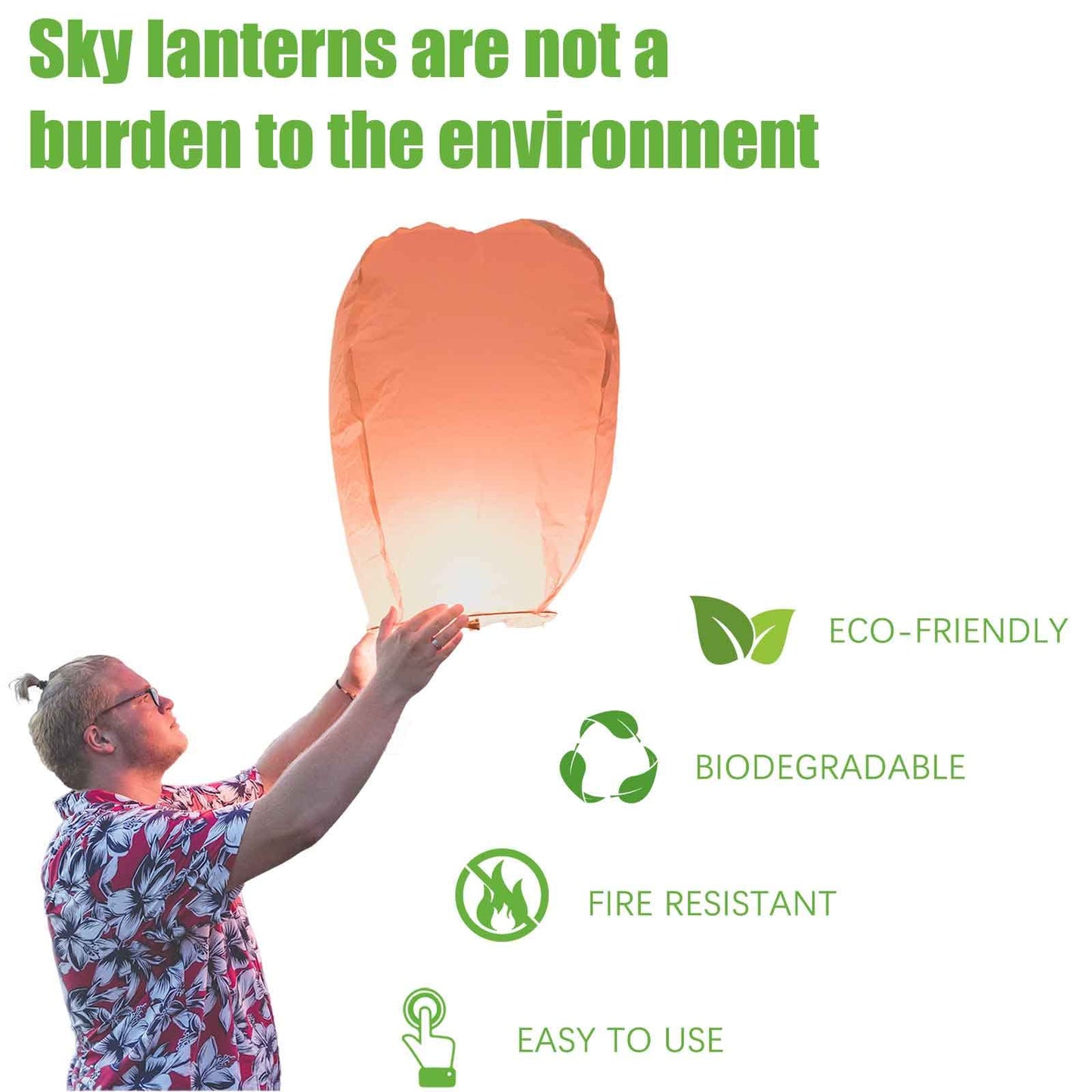 Sky Lanterns 100% Biodegradable No Assembly Required