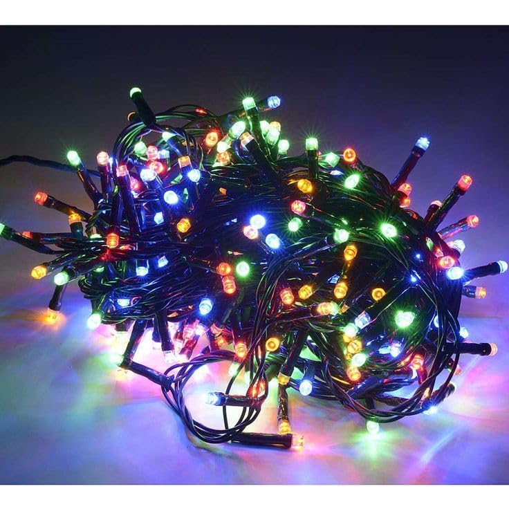 12 Meter LED Decorative String Fairy Rice Lights for Diwali Decoration (Pack of 2)