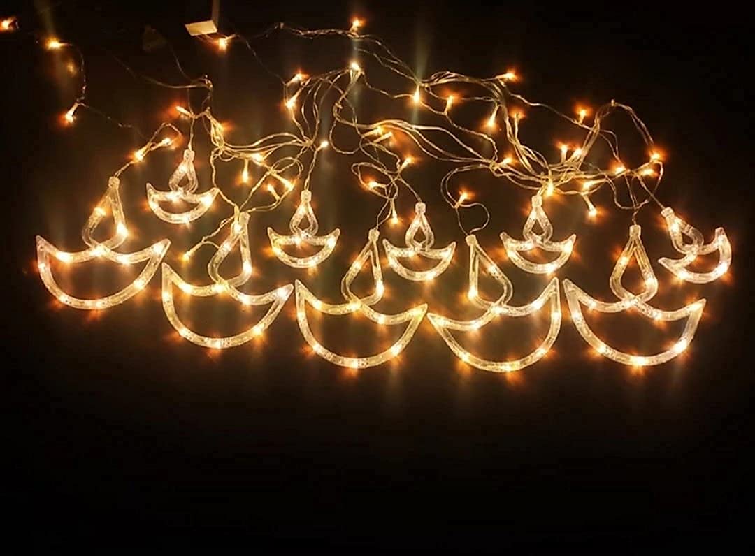 Diya LED Lights | 138 LEDs | 8 Modes | Warm White Fairy Lights for Window, Wall, Garden & Diwali