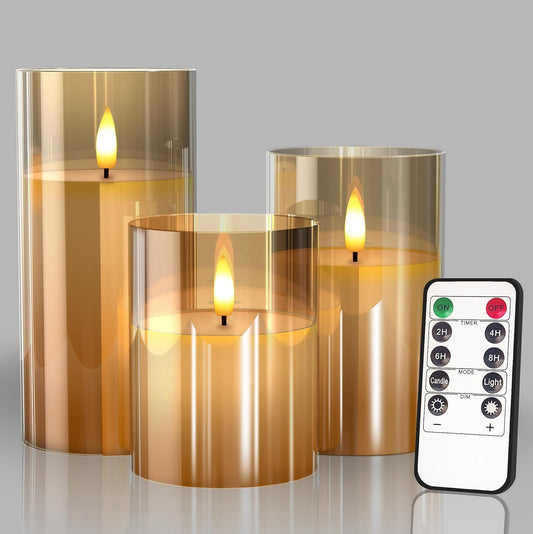 Flameless LED Candles with Remote Controller & Timer