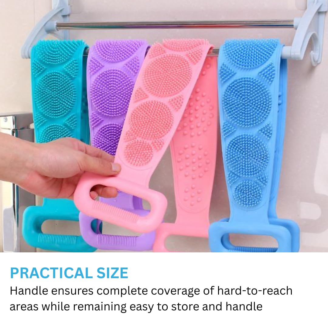 Silicon Bath Belt (Multicolor)