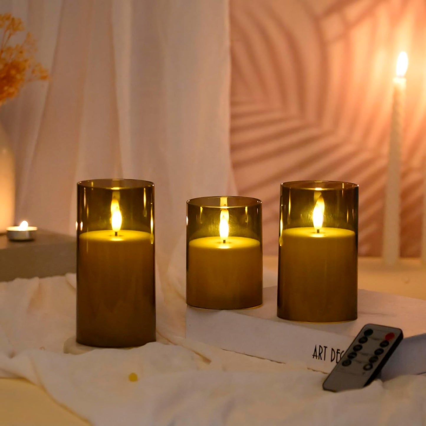 Flameless LED Candles with Remote Controller & Timer