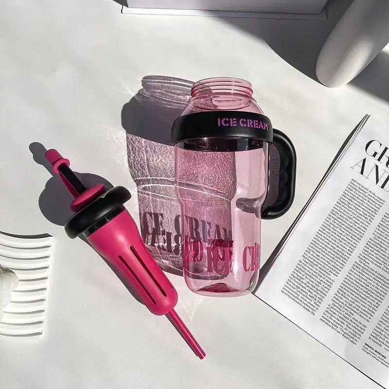 Ice Cream Tumbler for Gym 1200ml  ( Multicolor)