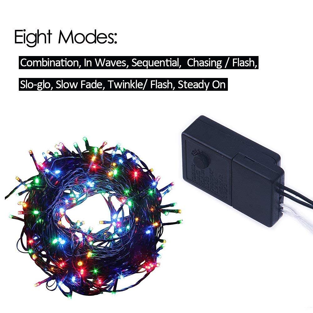 Led String Serial Light 45 Mtr with 8 Modes Changing Controller. Waterproof & Flexible