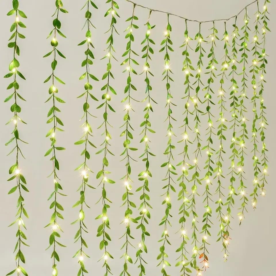 LED Leaf Vine String Lights – Decorative Greenery Fairy Lights for Home & Events