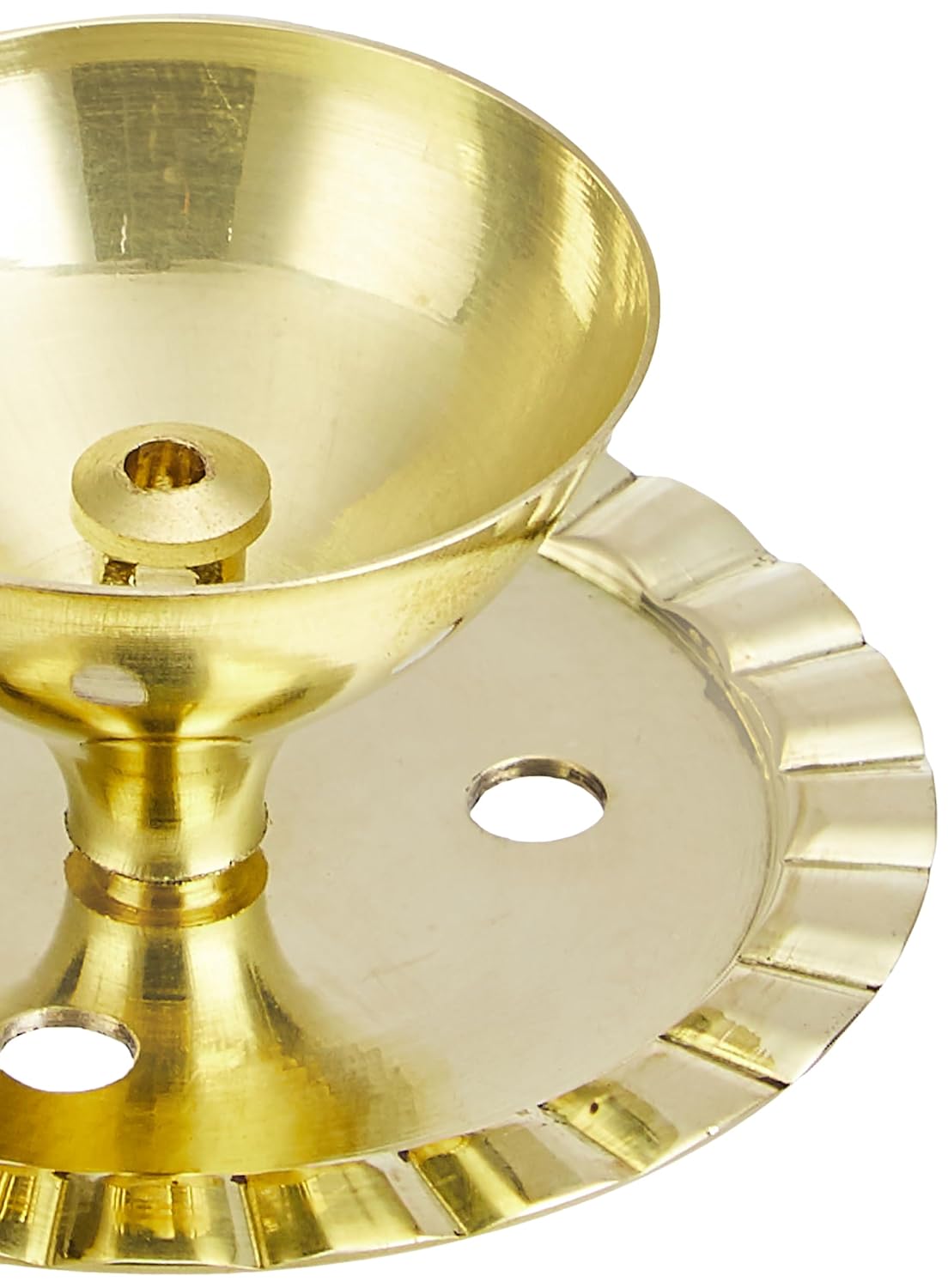 Akhand Diya/Oil Lamp with Glass Cover for Puja, Home Décor and Diwali