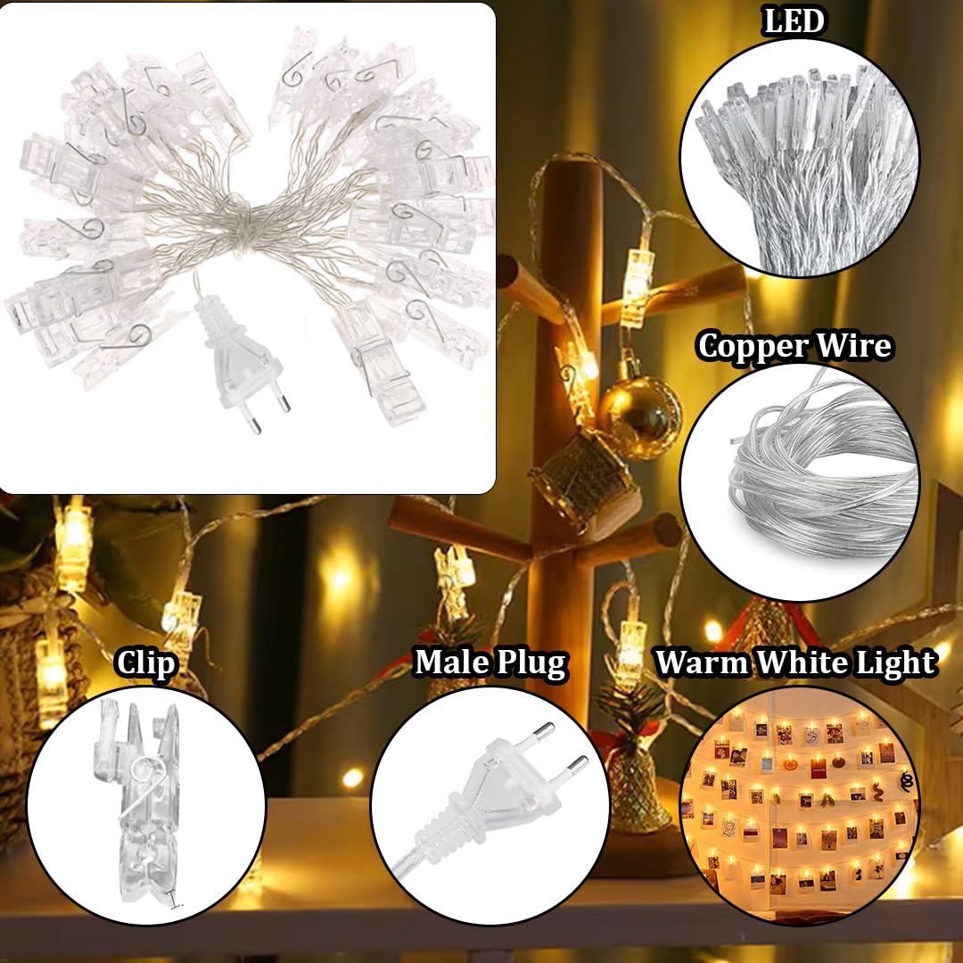 Premium Clip String Light 14 Clips 3 Meter