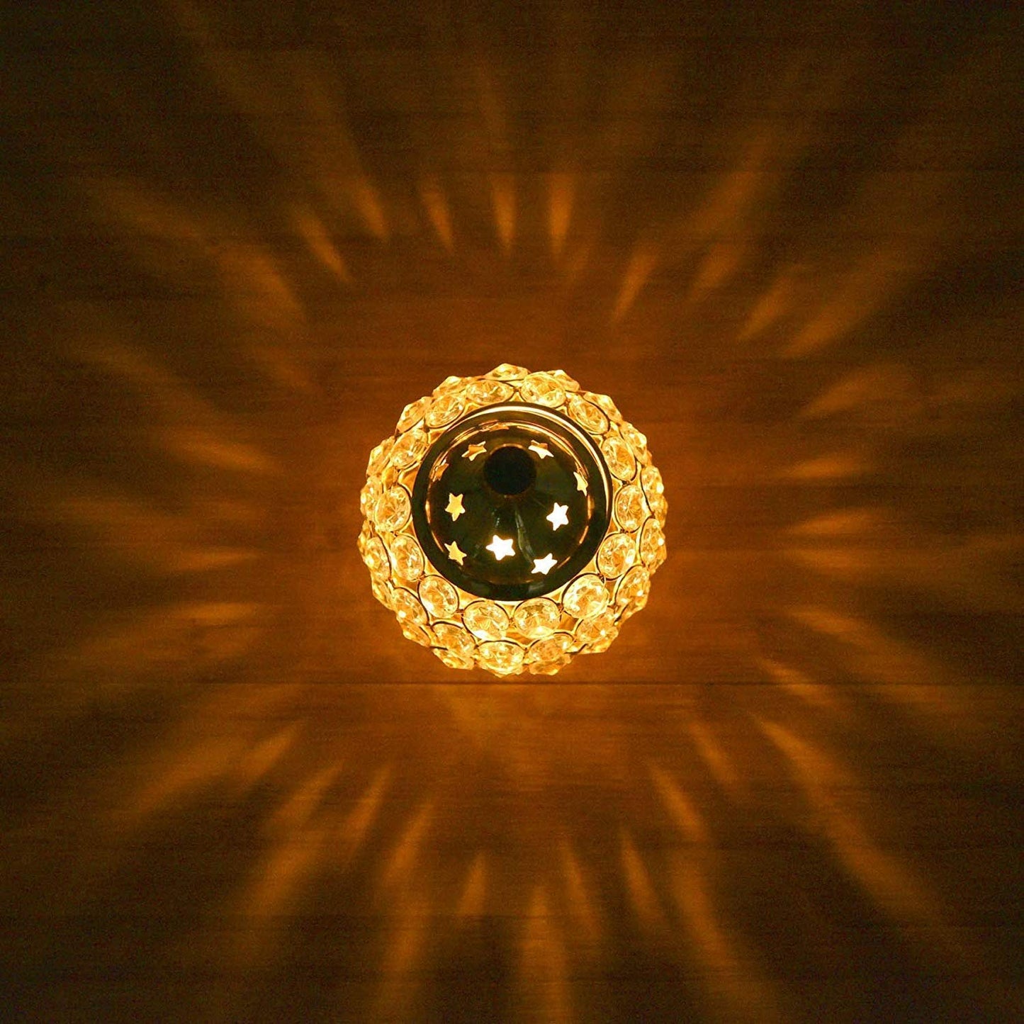Diamond-Covered Akhand Diya – Eternal Diwali Light & Positive Energy
