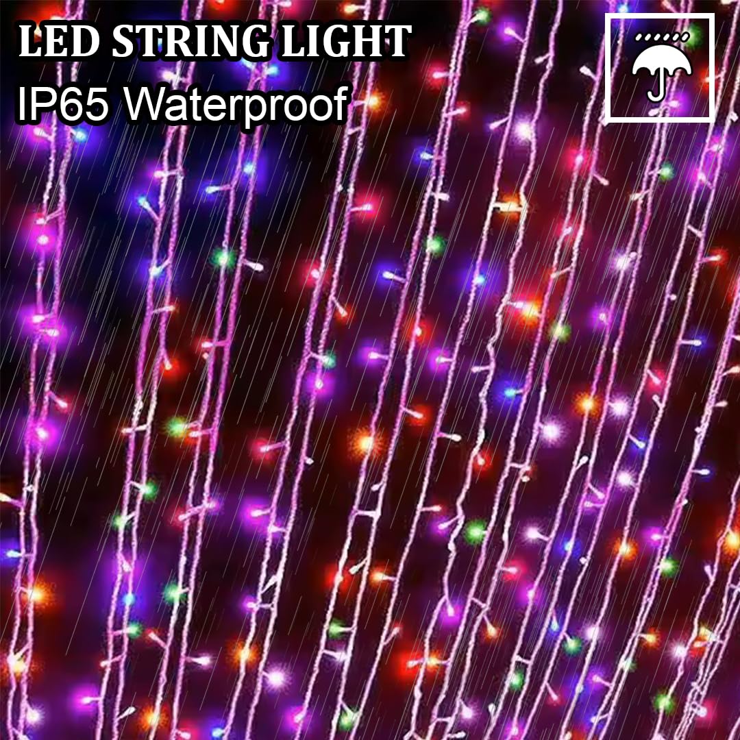 Rice Lights – 40 LED 11 Meter Decorative String Light | Multicolor Fairy (5 Pack)