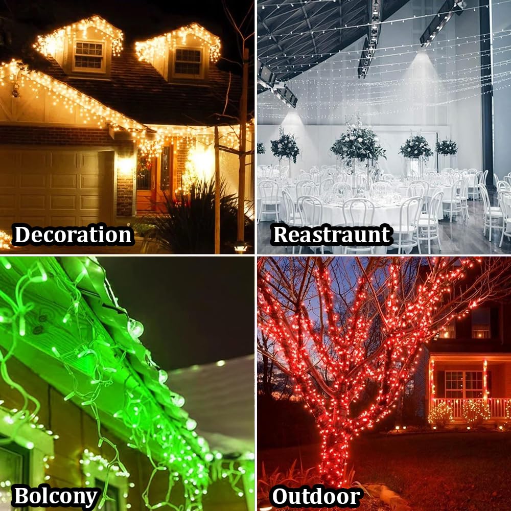 Rice Lights – 40 LED 11 Meter Decorative String Light | Multicolor Fairy (5 Pack)
