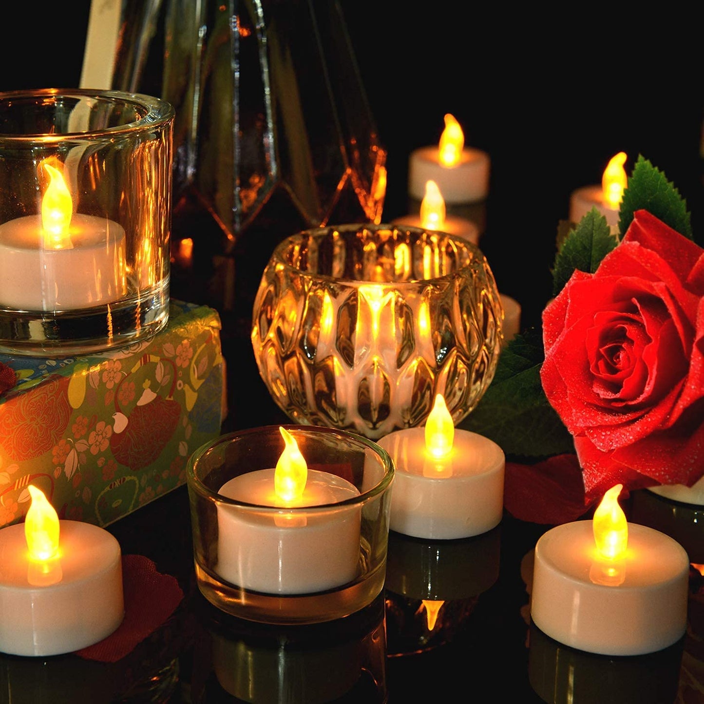 Led Candles for Home Decoration  Flameless & Artificial Decorative (Set of 12)