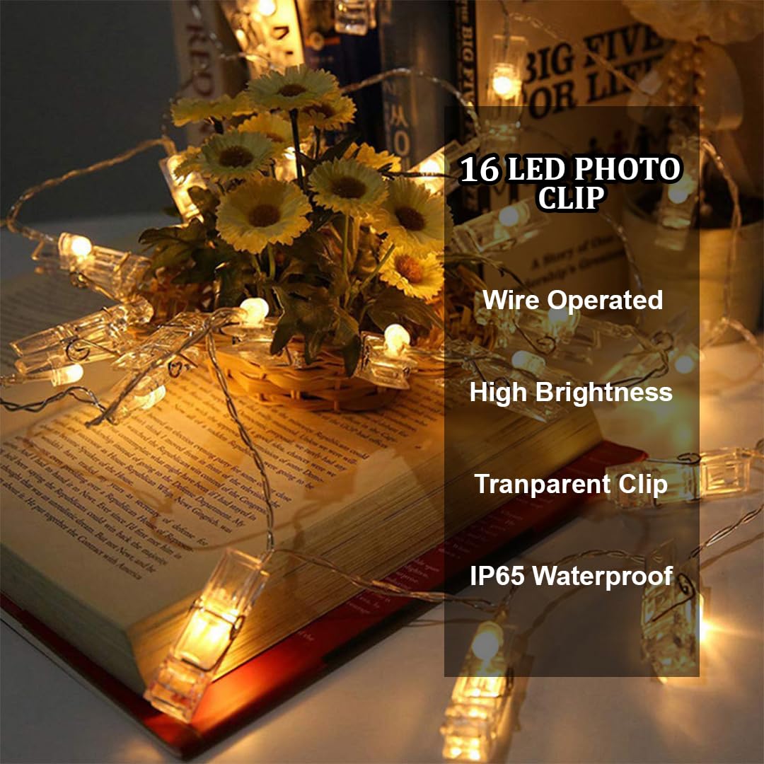 Premium Clip String Light 14 Clips 3 Meter