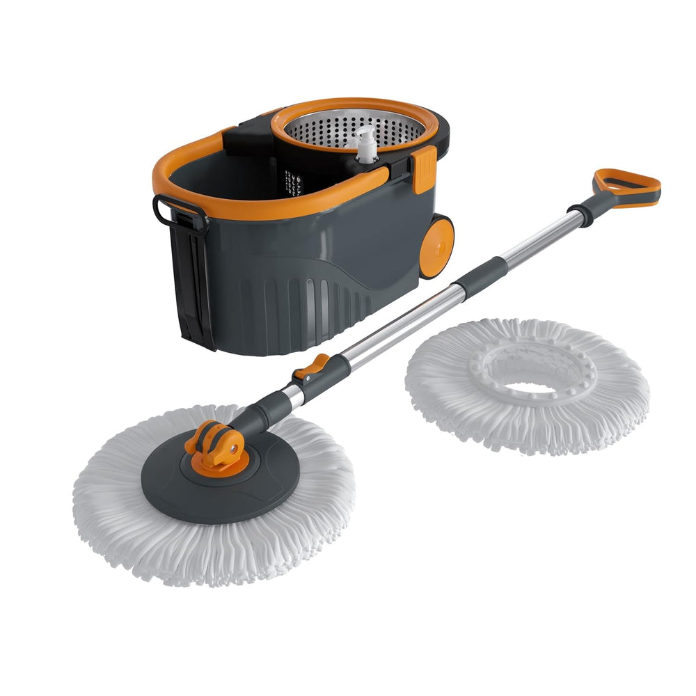 360° Rotating Mop & Adjustable Handle (Multicolor)