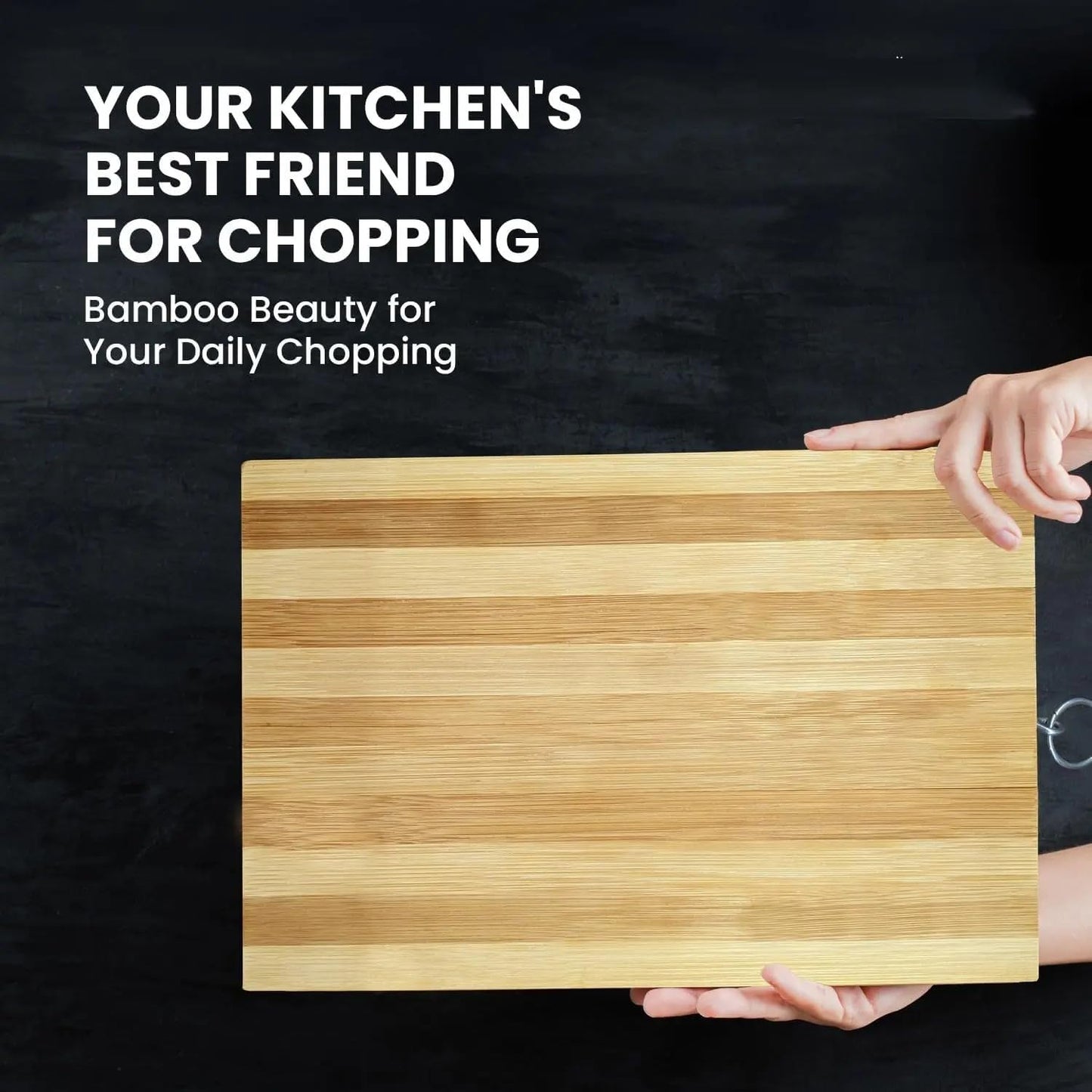 Large Wood Chopping Board for Kitchen Multipurpose use (22 X 32)