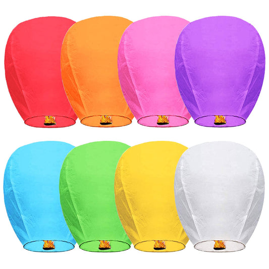 Sky Lanterns 100% Biodegradable No Assembly Required