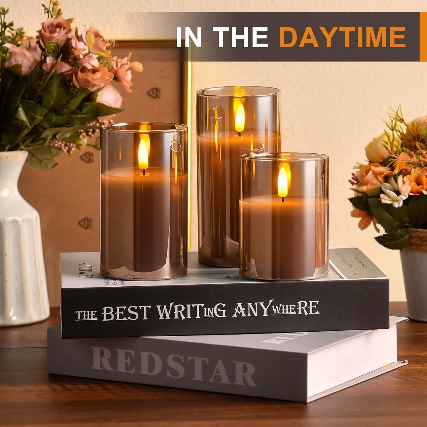 Flameless LED Candles with Remote Controller & Timer