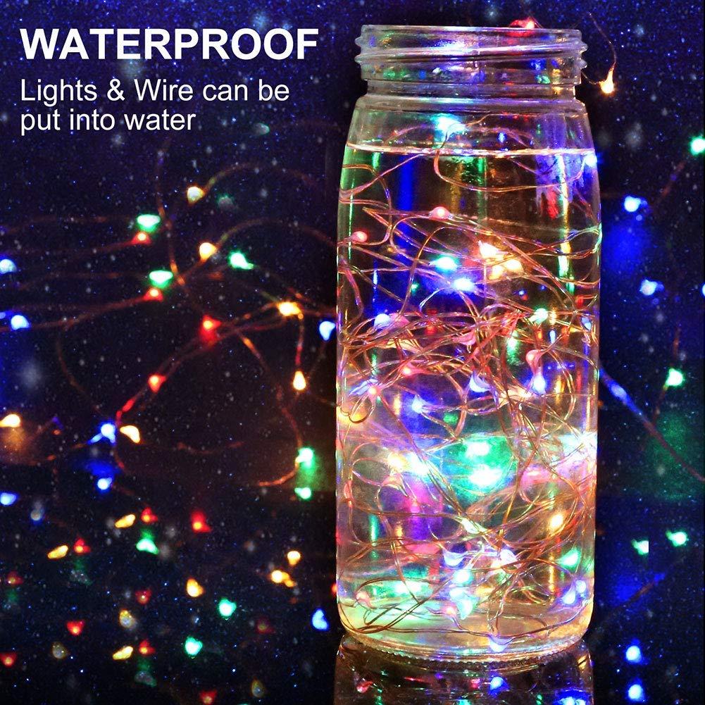 Diwali Decoration | 20 Meter 200 LED's Waterproof Fairy | - 1 M USB Powered Multicolor