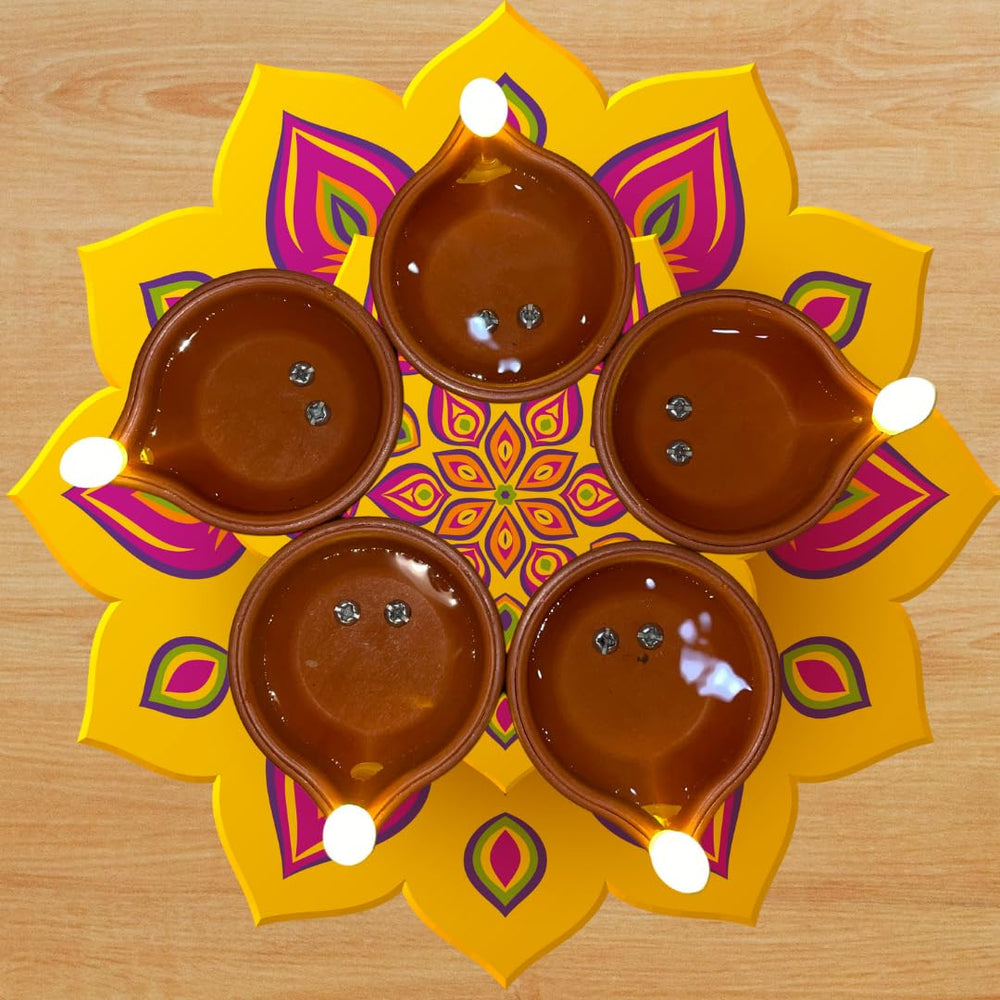 Water Sensor LED Light Diyas | Deepak ( Pack of 12 )