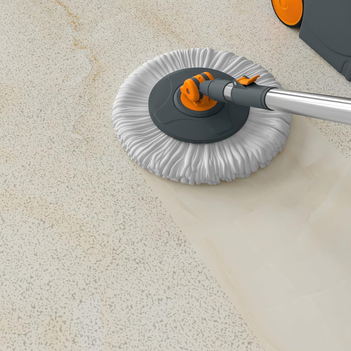 360° Rotating Mop & Adjustable Handle (Multicolor)