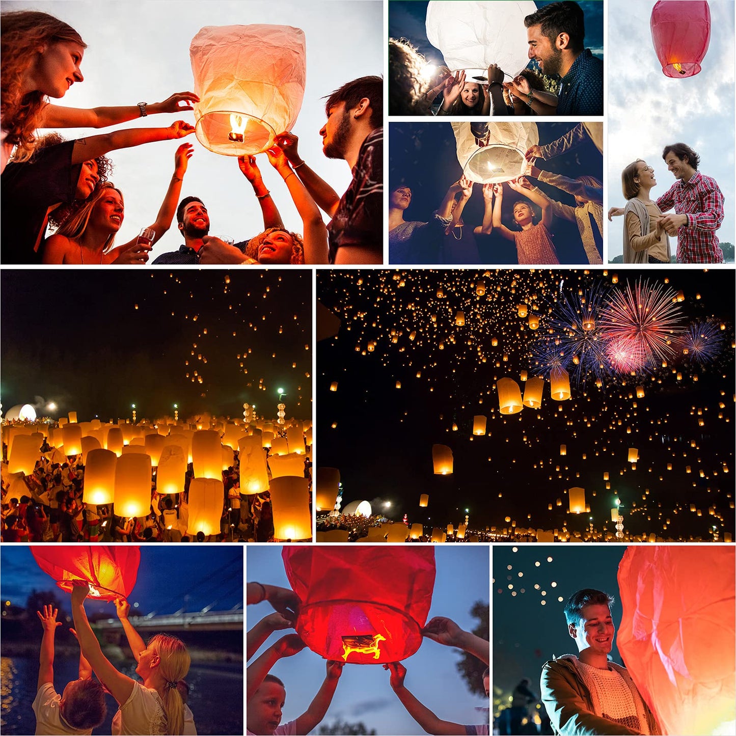 Sky Lanterns 100% Biodegradable No Assembly Required
