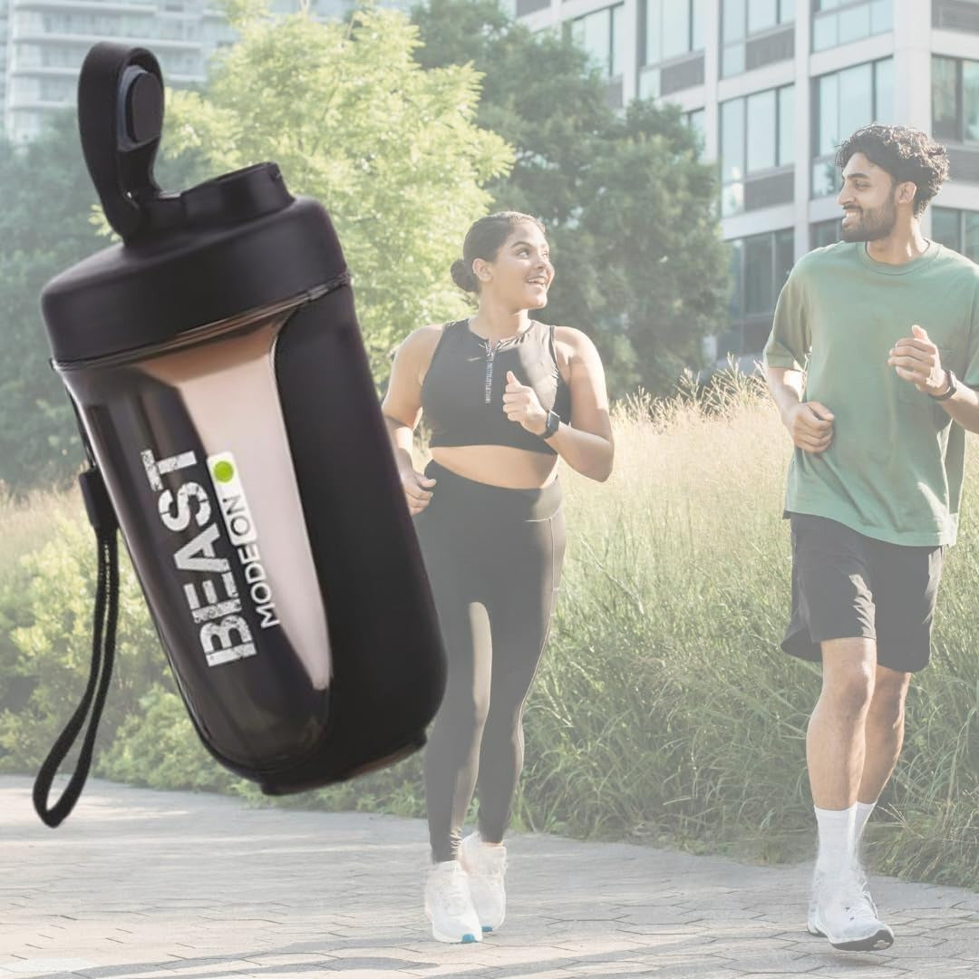 Protein Shaker Bottle | Leak-Proof & BPA-Free Gym Supplement Shaker